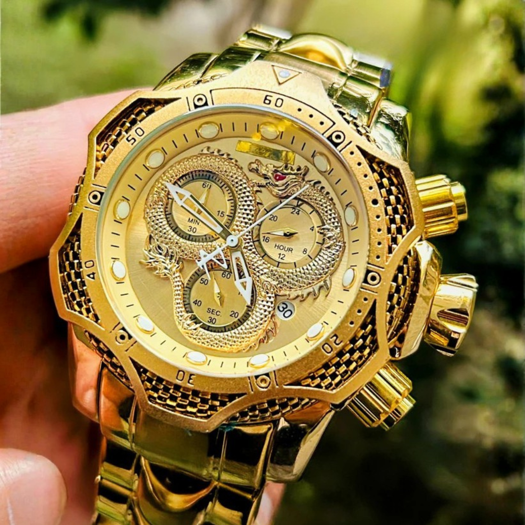 Golden Dragon Watch Dubai Imported