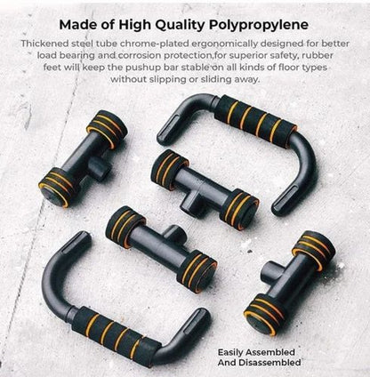 Premium Push-Up Bars for Home Workout – Slip-Resistant, Durable &amp; Easy to Assemble
