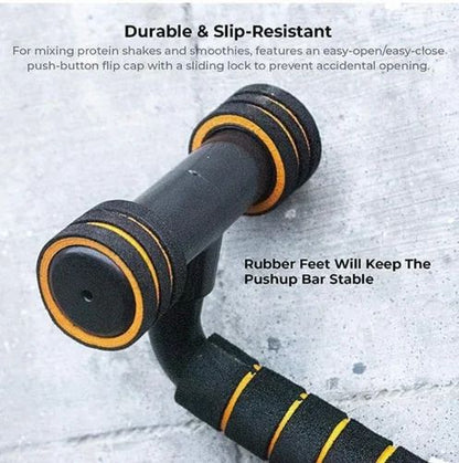 Premium Push-Up Bars for Home Workout – Slip-Resistant, Durable &amp; Easy to Assemble