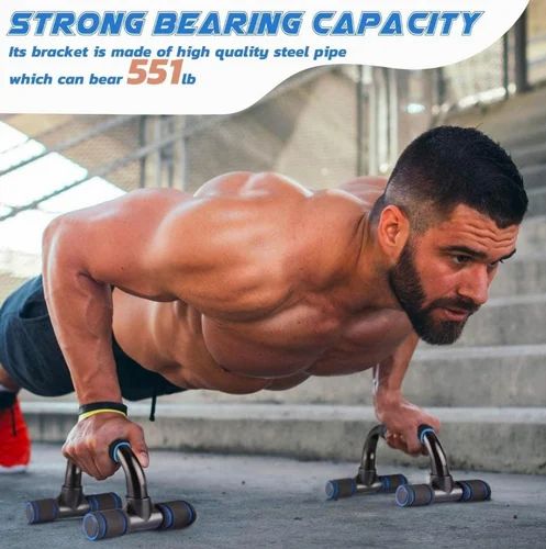 Premium Push-Up Bars for Home Workout – Slip-Resistant, Durable &amp; Easy to Assemble