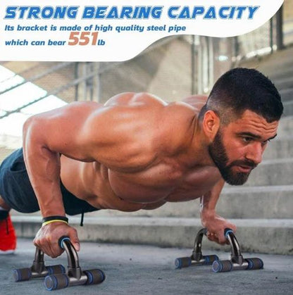 Premium Push-Up Bars for Home Workout – Slip-Resistant, Durable &amp; Easy to Assemble