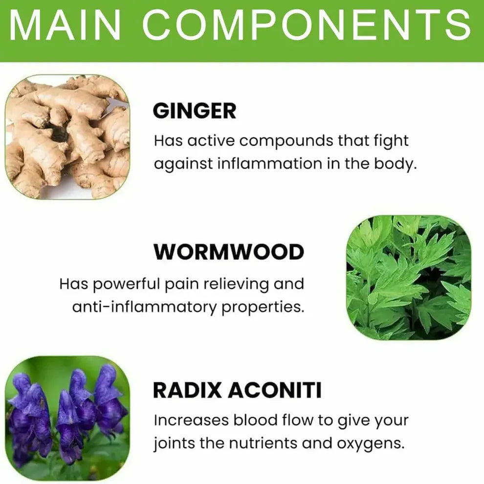 Herbal Knee Pain Relief Patch,10 PCS wellnee Knee Patches